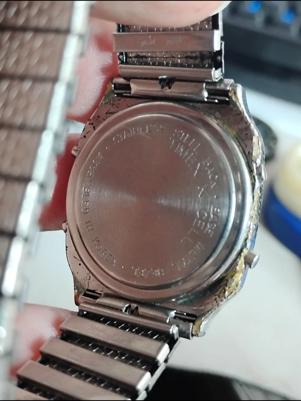 Timex Quartz Silver Digital Watch - Stainless Steel